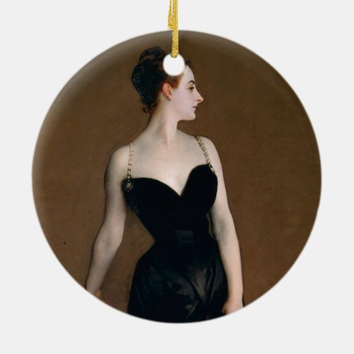 John Singer Sargent Madame X Classic Portrait Ceramic Ornament