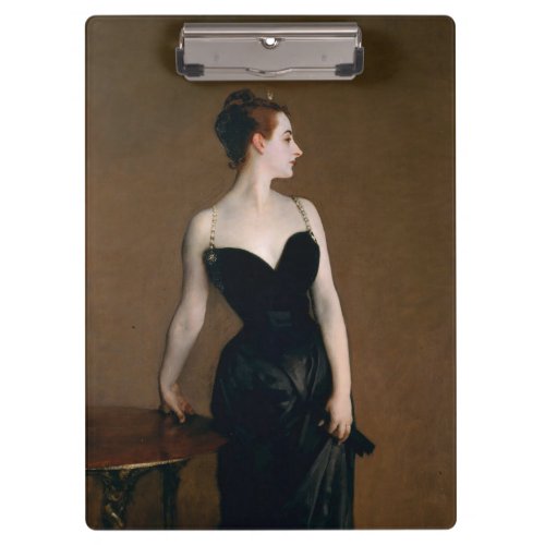 John Singer Sargent Madame X Classic Portrait Clipboard