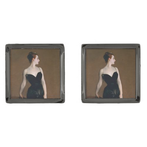 John Singer Sargent Madame X Classic Portrait Cufflinks