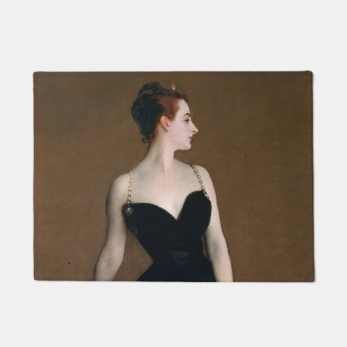 John Singer Sargent Madame X Classic Portrait Doormat