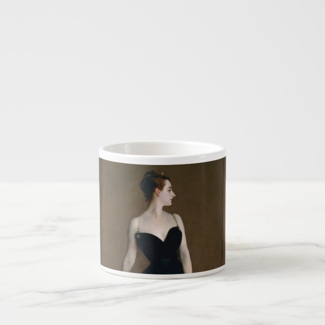 John Singer Sargent Madame X Classic Portrait Espresso Cup (Front)