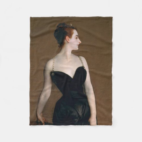 John Singer Sargent Madame X Classic Portrait Fleece Blanket