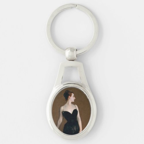 John Singer Sargent Madame X Classic Portrait Keychain