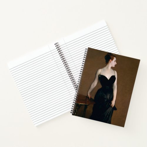 John Singer Sargent Madame X Classic Portrait Notebook