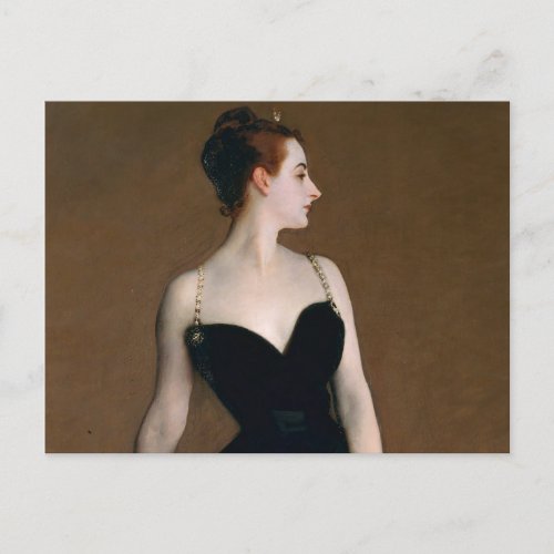 John Singer Sargent Madame X Classic Portrait Postcard