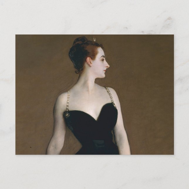 John Singer Sargent Madame X Classic Portrait Postcard (Front)