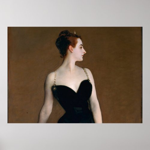 John Singer Sargent Madame X Classic Portrait Poster