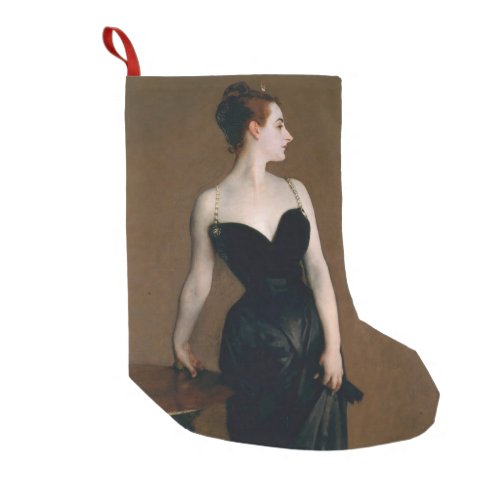 John Singer Sargent Madame X Classic Portrait Small Christmas Stocking