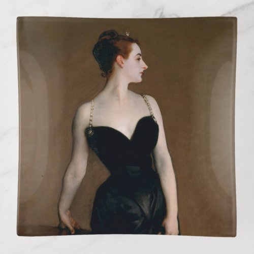 John Singer Sargent Madame X Classic Portrait Trinket Tray