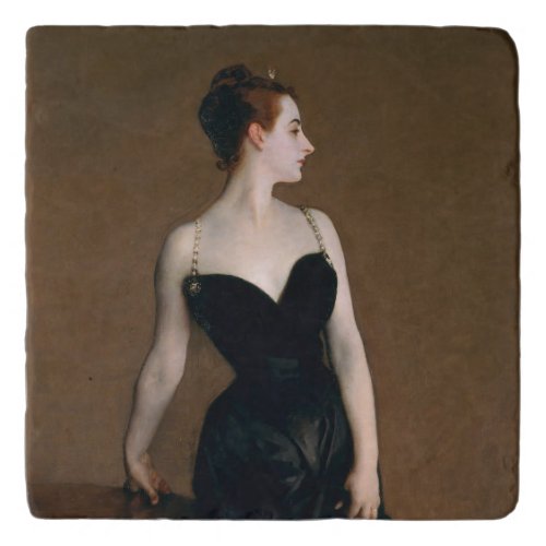 John Singer Sargent Madame X Classic Portrait Trivet