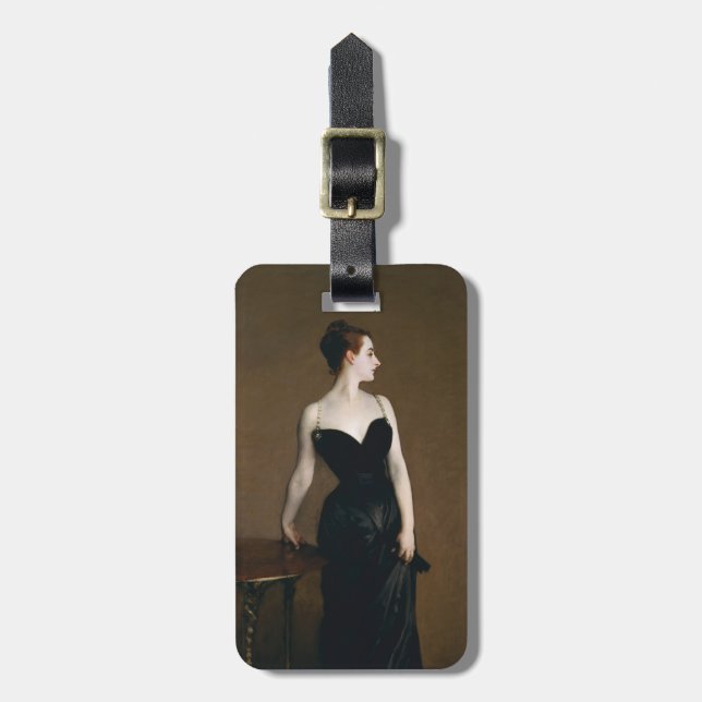 John Singer Sargent Madame X Luggage Tag (Front Vertical)