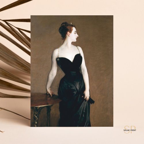 John Singer Sargent Madame X Painting Art Print Postcard