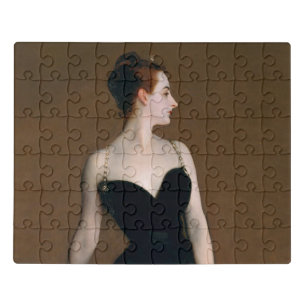 John Singer Sargent Madame X Portrait Moody Jigsaw Puzzle