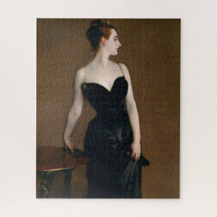 John Singer Sargent Madame X Portrait Moody Jigsaw Puzzle