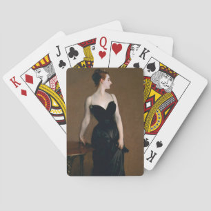 John Singer Sargent Madame X Portrait Moody Poker Cards