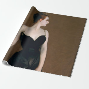 John Singer Sargent Madame X Portrait Moody Wrapping Paper