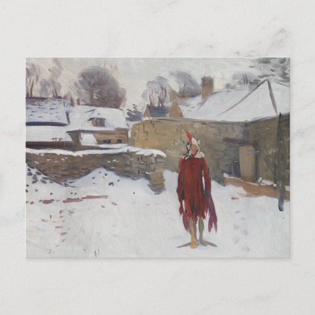 John Singer Sargent - Mannikin in the Snow Postcard (Front)