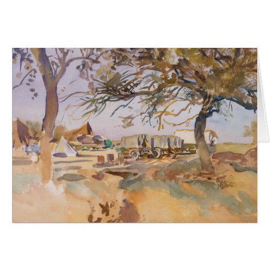 John Singer Sargent - Military Camp Cards (Front Horizontal)