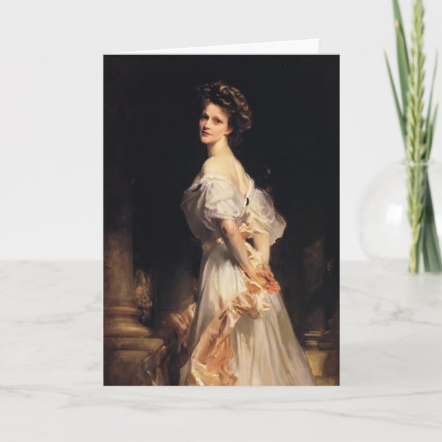 John Singer Sargent- Nancy Astor Card (Front)