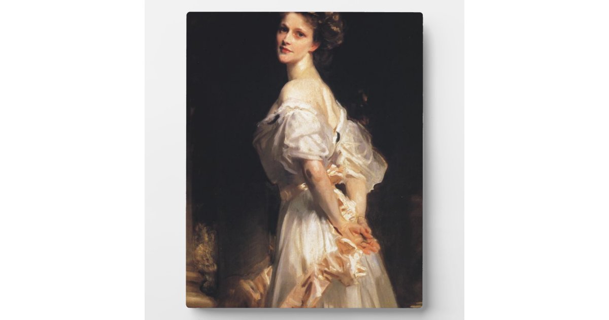 John Singer Sargent - Nancy Astor Plaque | Zazzle