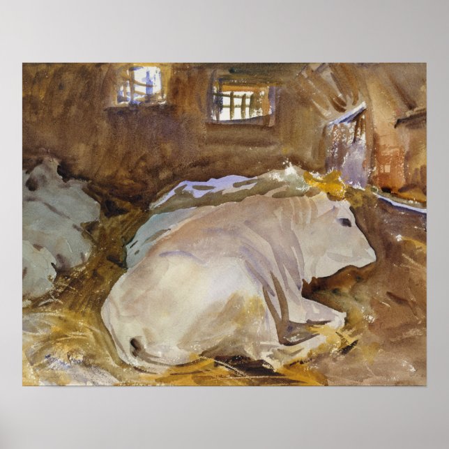 John Singer Sargent - Oxen Poster (Front)