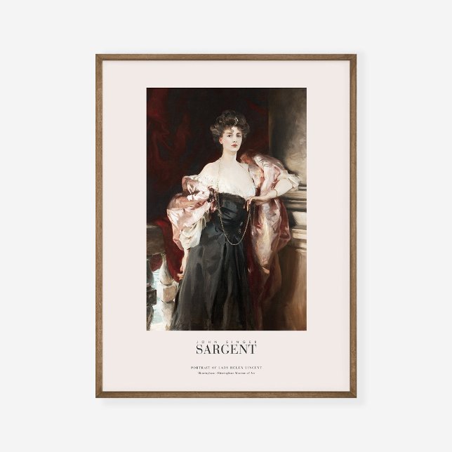 John Singer Sargent Portrait of Lady Helen Vincent Poster (Creator Uploaded)
