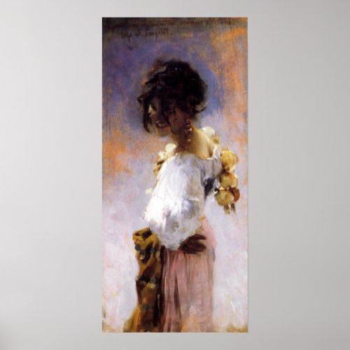 John Singer Sargent Rosina Poster