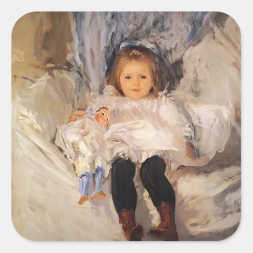 John Singer Sargent_ Ruth Sears Bacon Square Sticker