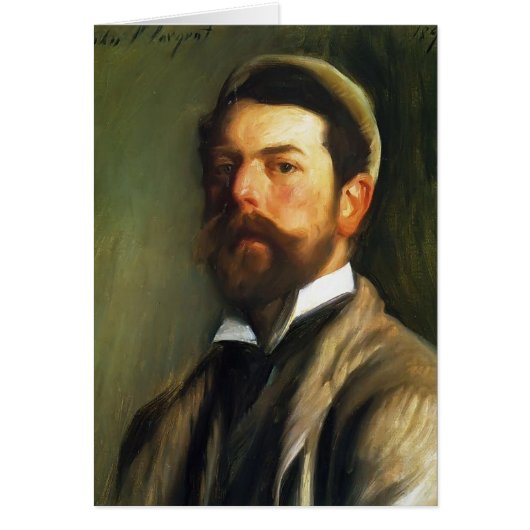 John Singer Sargent- Self-Portrait Cards (Front)