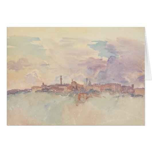 John Singer Sargent - Siena Cards (Front Horizontal)