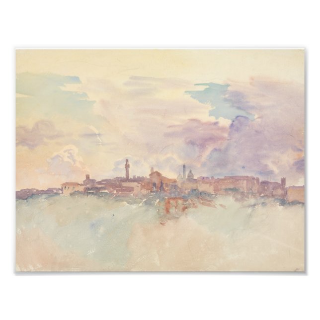 John Singer Sargent - Siena Photo Print (Front)