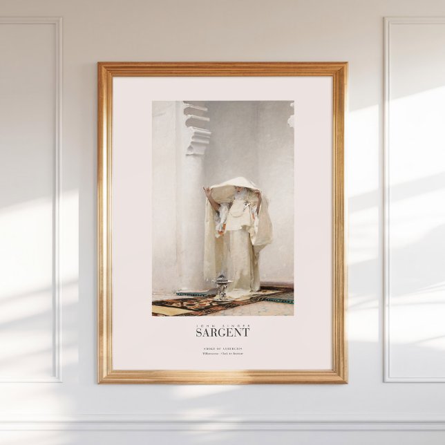 John Singer Sargent Smoke of Ambergris Art Print (Creator Uploaded)