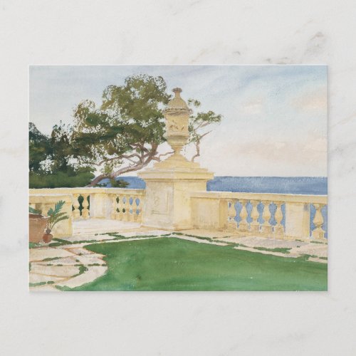 John Singer Sargent _ Terrace Vizcaya Postcard