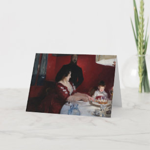 John Singer Sargent - The Birthday Party Card