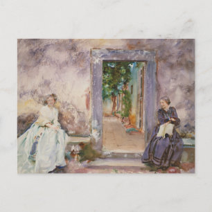 John Singer Sargent - The Garden Wall Postcard