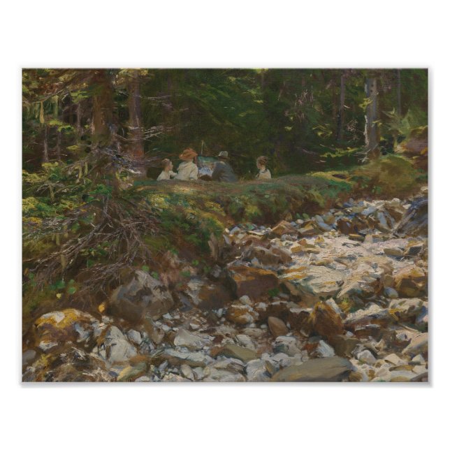 John Singer Sargent - The Master and His Pupils Photo Print (Front)