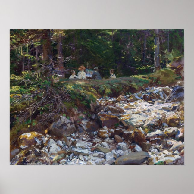 John Singer Sargent The Master and His Pupils Poster (Front)