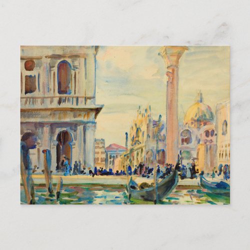 John Singer Sargent _ The Piazzetta Postcard