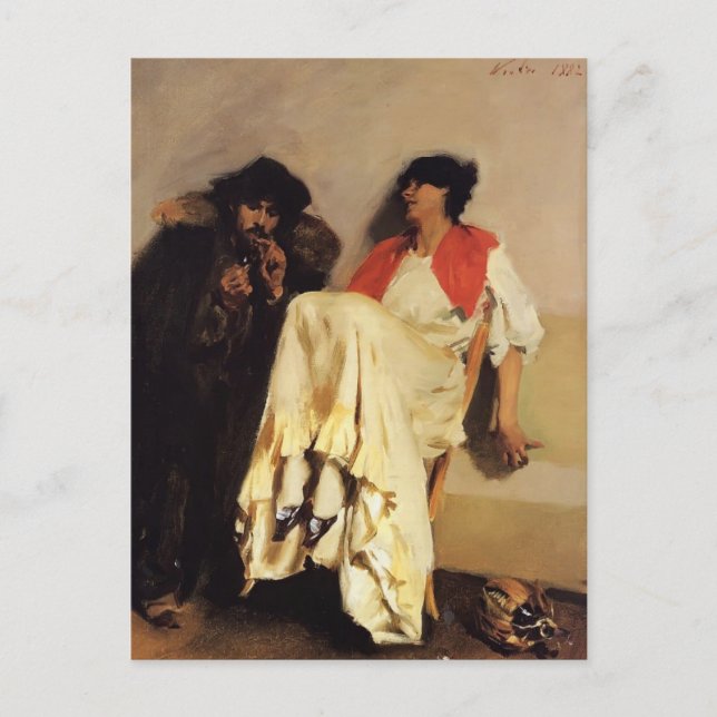 John Singer Sargent- The Sulphur Match Postcard (Front)