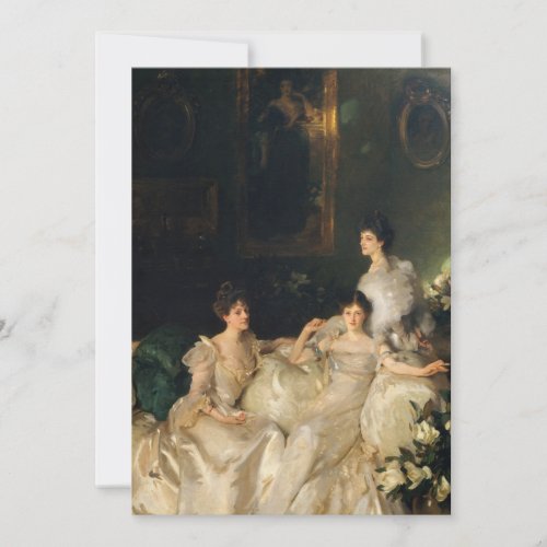 John Singer Sargent _ The Wyndham Sisters Thank You Card
