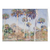 John Singer Sargent Watercolor - Palms (Front Horizontal)