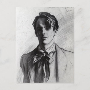 John Singer Sargent: William Butler Yeats Postcard
