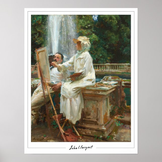 John Singer Sargent Zedign Art Poster #12 (Front)