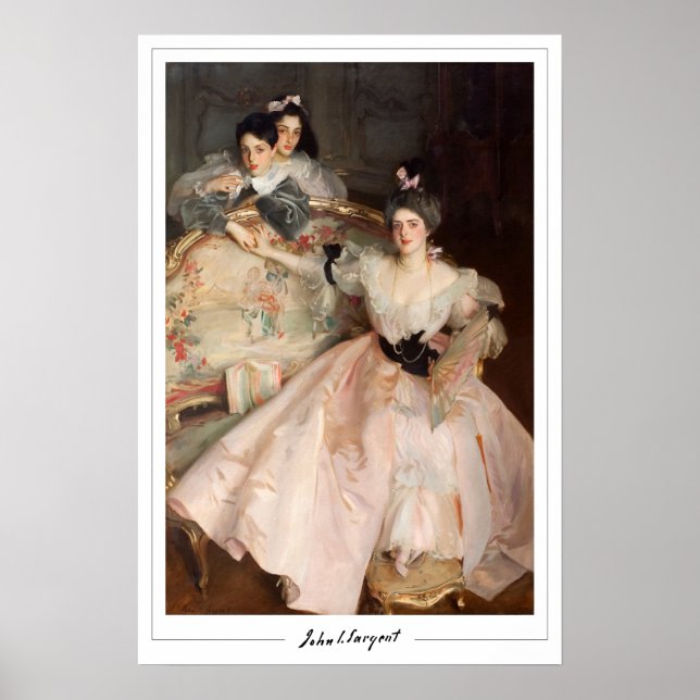 John Singer Sargent Zedign Art Poster #15 (Front)