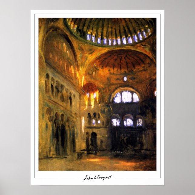 John Singer Sargent Zedign Art Poster #163-2 (Front)