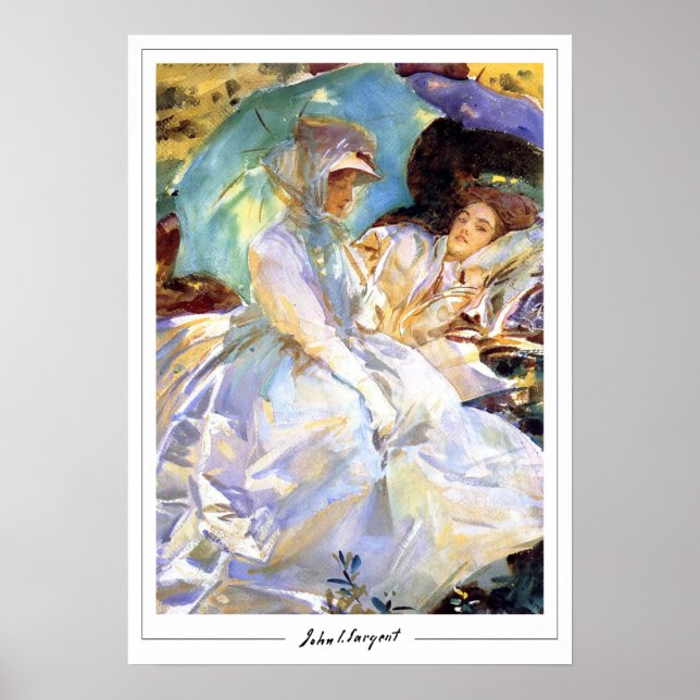 John Singer Sargent Zedign Art Poster #178 (Front)
