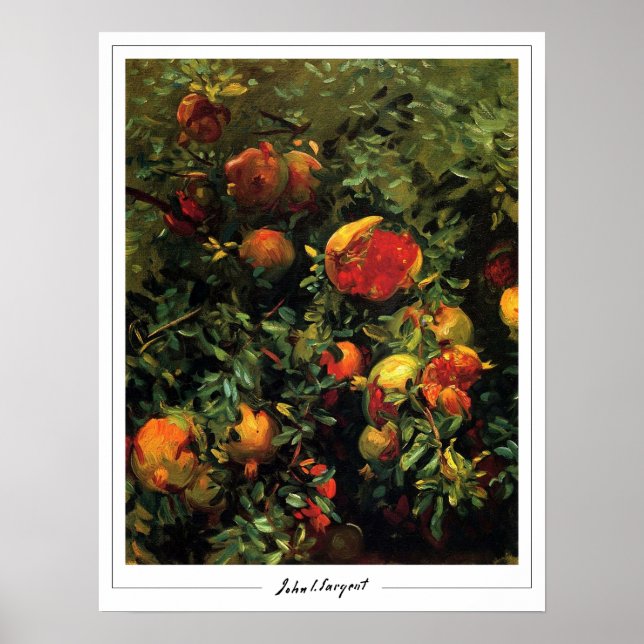 John Singer Sargent Zedign Art Poster #186-2 (Front)