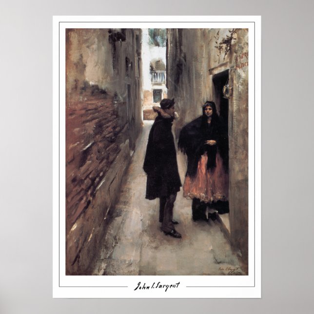 John Singer Sargent Zedign Art Poster #24-2 (Front)