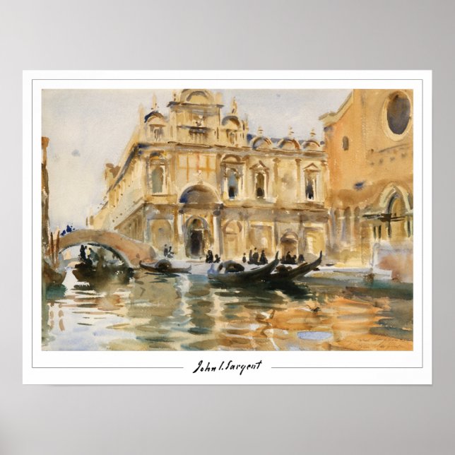 John Singer Sargent Zedign Art Poster #5 (Front)
