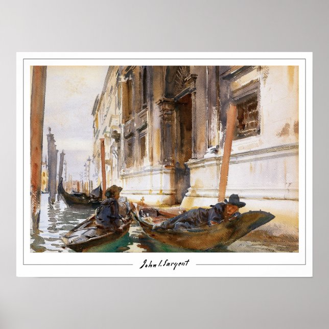 John Singer Sargent Zedign Art Poster #9-2 (Front)